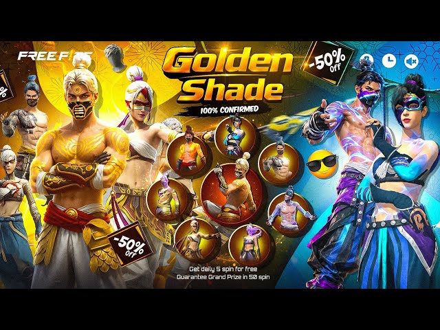 Golden Shade Return 100% Confirm-🔥🇮🇳| Next Top Up Event Confirm | Upcoming New Events Free Fire 