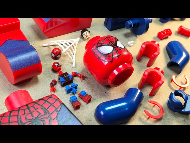Lego Spiderman | the amazing Spider-Man Andrew Garfield | Giant spiderman | lego unofficial 
