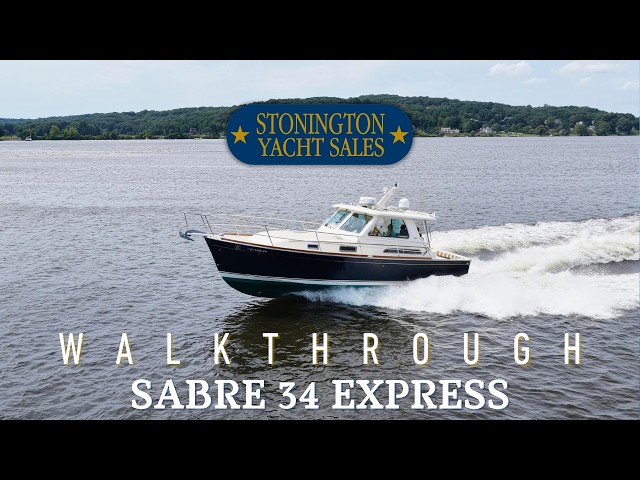 2007 Sabre 34 Express Walkthrough - "DESTINY" Offered by Stonington Yacht Sales (860)235-2990