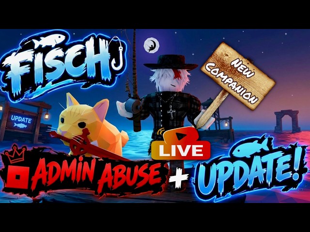 NEW FISCH UPDATE! Getting NATE’S BLADE ROD + Miso Pet!