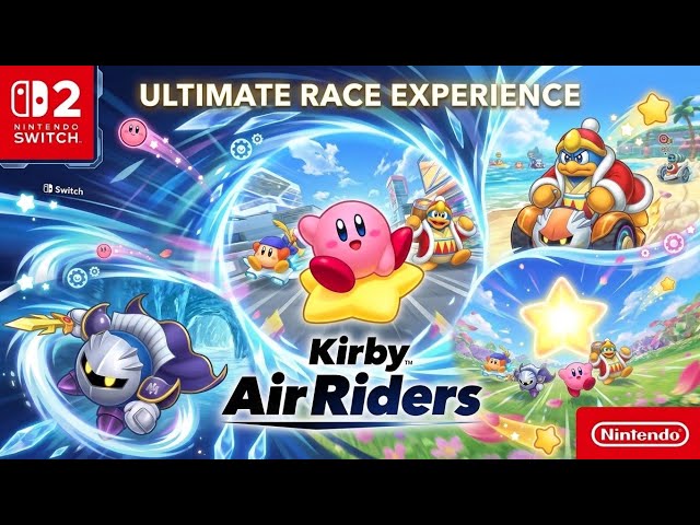 Kirby Is BACK With INSANE Racing Action! 🚀  Air Riders Switch 2
