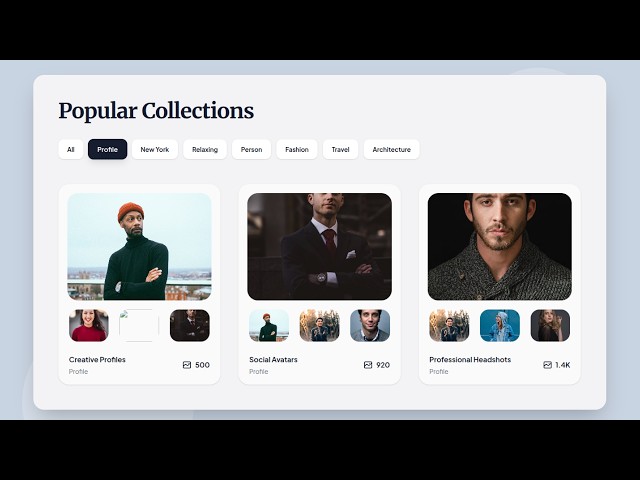 Photo Collections List | Component Design | TsbSankara