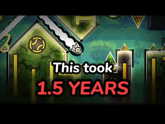I spent 300 hours making this Geometry dash level