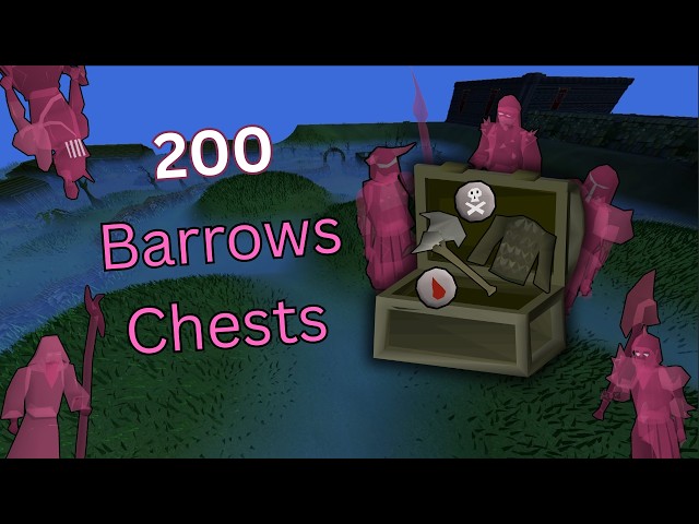 Loot From 200 Barrows Chests – Did I Get Lucky? | Completing Gielinor Ep. 16