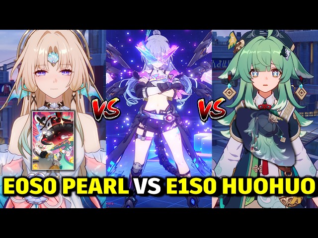 E0S0 Pearl vs E1S0 Huohuo Showcase Comparison | Honkai: Star Rail 4.6