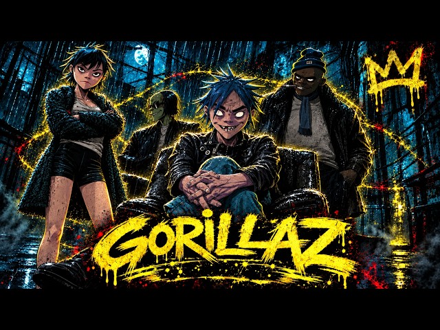 Psycho Velvet Crime – Underground Album Mix - Gorillaz Inspired AI Remix | Trip-Hop, Alt Hip-Hop