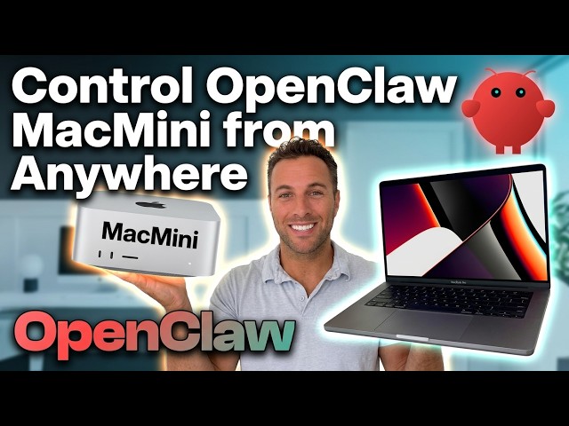 Access OpenClaw MacMini From ANYWHERE! - No screen, Keyboard, or Mouse