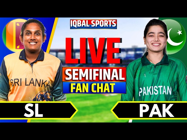 🔴Live: PAKW vs SLW Fan Chat | Live Cricket Match Today | Sri Lanka W vs Pakistan W Live Iqbal Sports