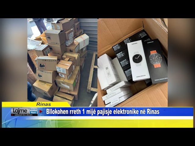Bllokohen rreth 1 mijë pajisje elektronike në Rinas