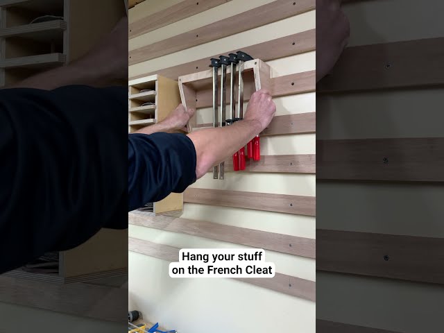 Simple French Cleat System DIY Build