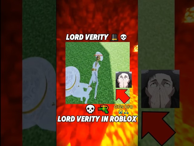 Lord Verity Just Took Over ROBLOX 😭💀  (Verity Meme) 🎩🙂