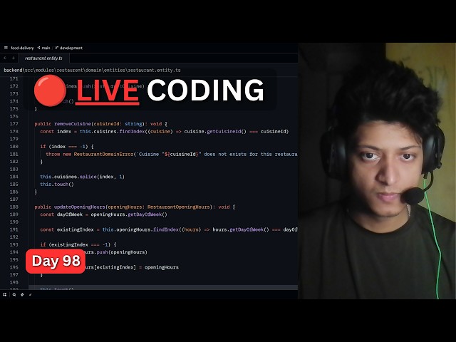 🔴 Day 98 of Learning Advance Backend And System Design (Live Coding)