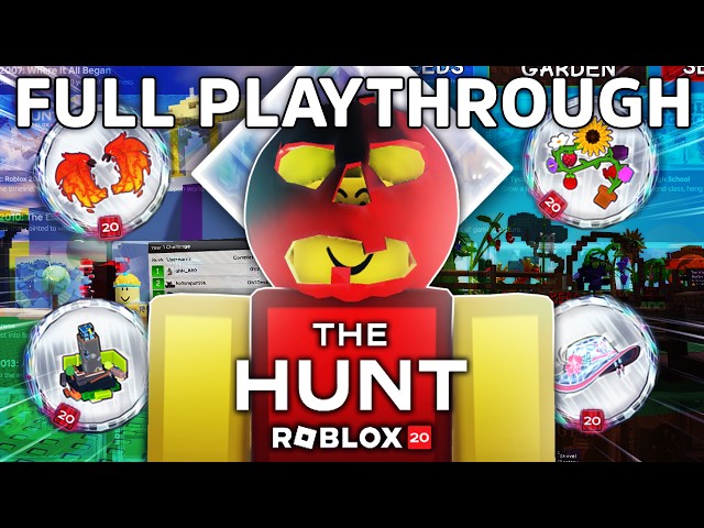 I COMPLETED THE HUNT: ROBLOX 20 IN ONE VIDEO… [FULL GUIDE]