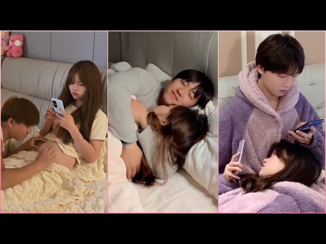 Couple At Night Sleeping Routine 🫶❤️‍🔥|14