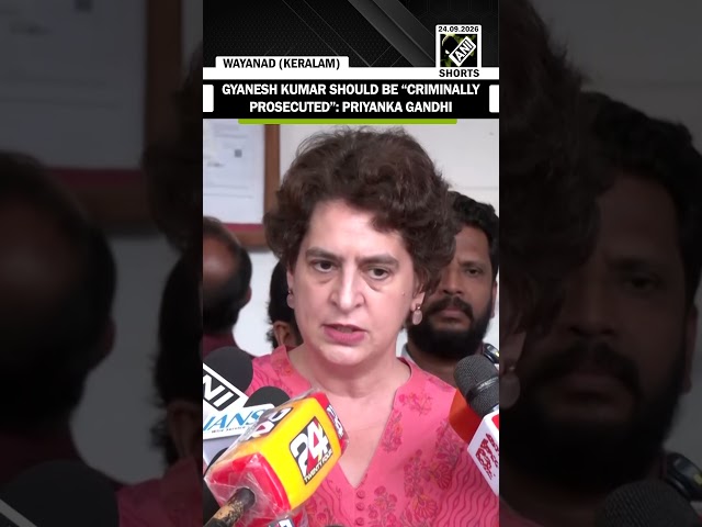 Gyanesh Kumar should be “criminally prosecuted”: Priyanka Gandhi over Election Commission SIR row