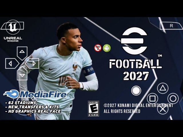 eFootball PES 2026 PSP Android Offline PS5 Camera | Efootball 2027 PPSSPP UCL Update & 62+ 🏟️ 