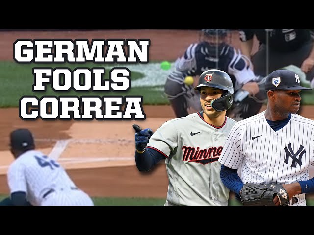 Domingo German's perfect pitch sequencing against Carlos Correa, a breakdown