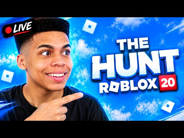 [🔴LIVE!!] THE HUNT: ROBLOX 20 COMEÇOU! VAMOS JOGAR O NOVO EVENTO! 🤩