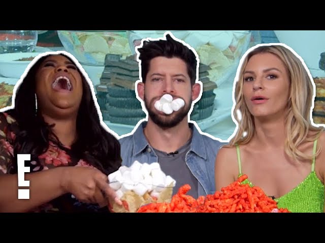 Morgan Stewart, Hunter March & Nina Parker Do a Mukbang! | Nightly Pop | E!
