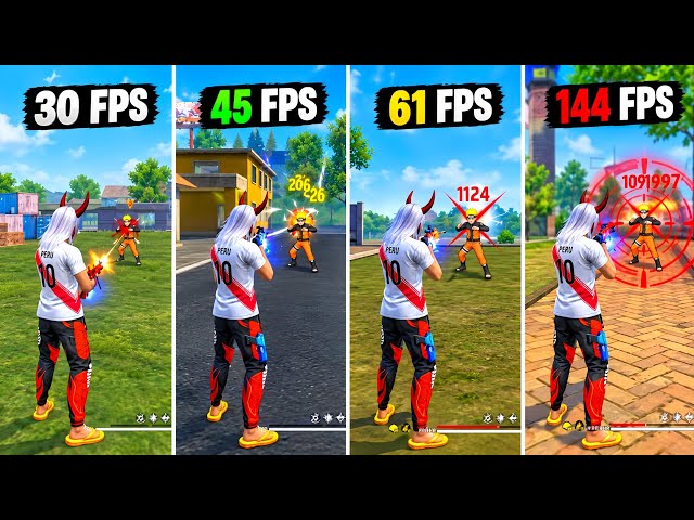 Played Free Fire on Every FPS... Which Is Best? 🤯🔥