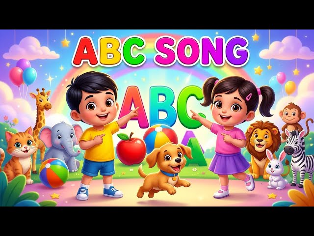 ABC Learning Song for Kids 🎵 | A to Z Alphabet Song | Learn ABC with Tinku & Friends