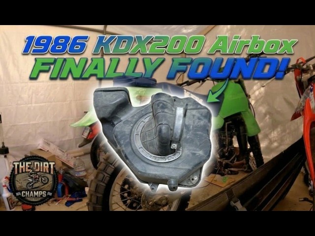 1986 KDX200 Airbox Finally Found!
