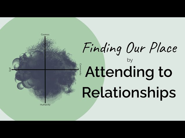 The Fosgail Mindset: Episode 10 - Finding Our Place by Attending to Relationships
