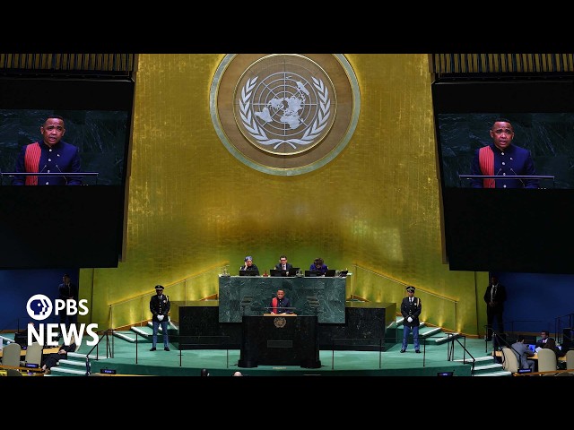 WATCH LIVE: Day 4 of the 2026 United Nations General Assembly