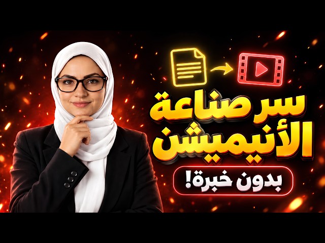 سر صناعة فيديوهات أنيميشن احترافية للشرح بدون خبرة!