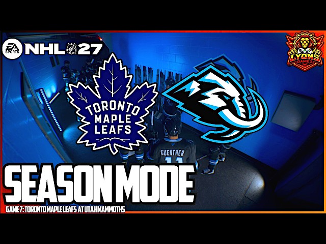"Toronto Maple Leafs at Utah Mammoths" - NHL 27 Season Mode | No- Commentary Gameplay - Game 7