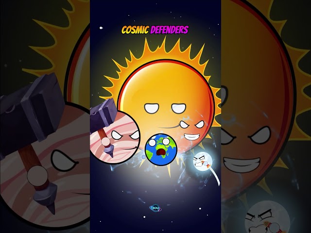 Who Can Save Earth? #earth #magneticfield #sun'sshield #jupiter #moon #animation