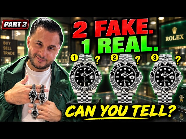 2 Fake Rolexes, 1 Real… Can You Spot It? 👀 | Part 3