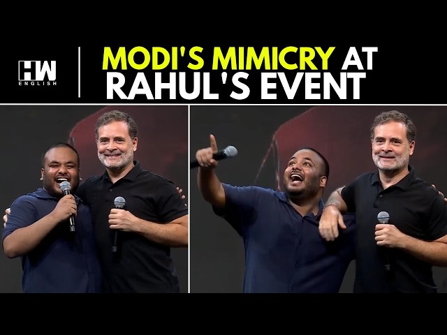 WATCH: Comedian Pulkit Mani Mimics PM Modi At Rahul Gandhi's Chhatron Ki Goonj | Congress | Indore