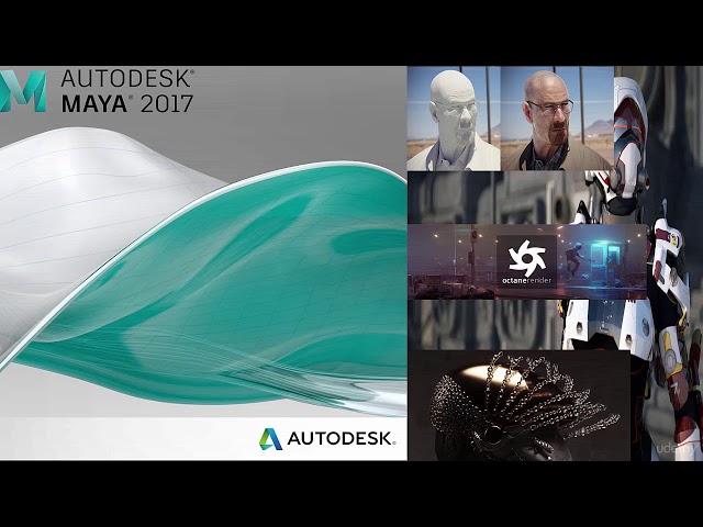Octane Render for Maya 2017 scene setup and rendering