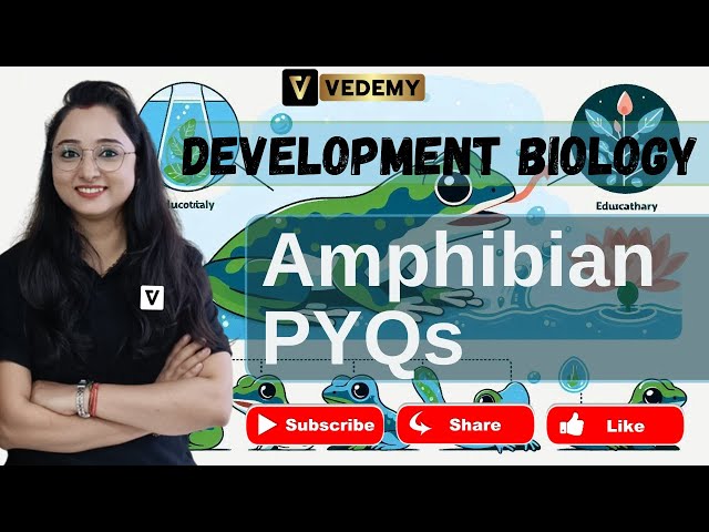Amphibian Development PYQs | Developmental Biology | Jyoti Kumari | CSIR | GATE | DBT | ICMR | CUET|