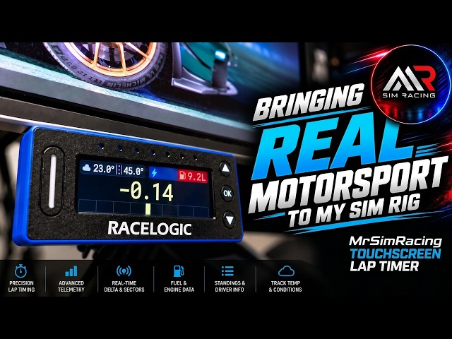 Bringing REAL Motorsport to My Sim Rig 🏁 | MrSimRacing SimHub Lap Timer