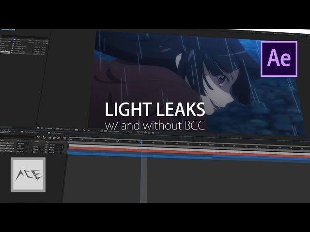 After Effects AMV Tutorial - Light Leaks (No Plugins Version Included)