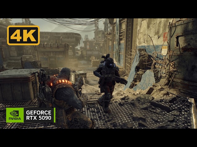 Gears of War: E-Day Multiplayer Gameplay [4K]