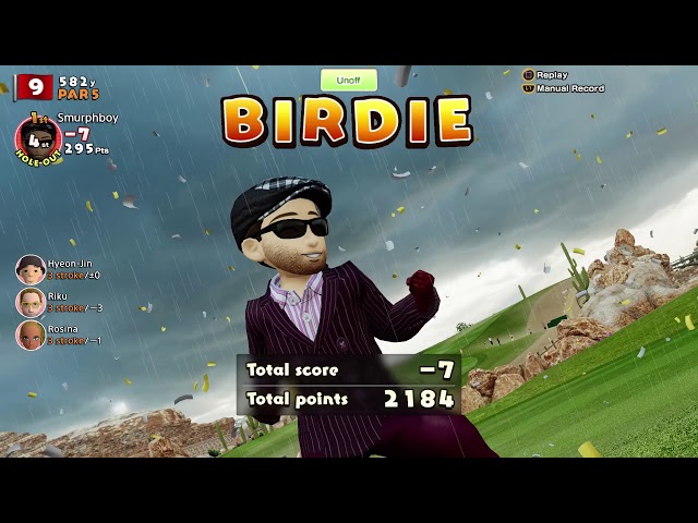 Everybody's Golf (2017) PS4 - Platinum Championship No.20 Vortex Valley 18 holes