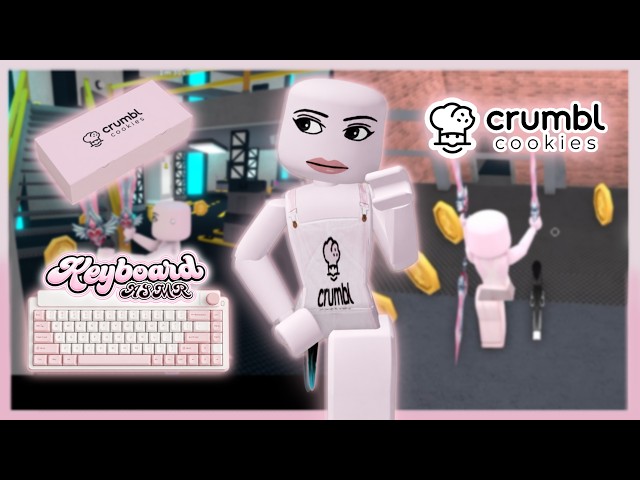 🤍🍪 Playing MM2 as CRUMBL COOKIE 🍪🤍 *KEYBOARD ASMR