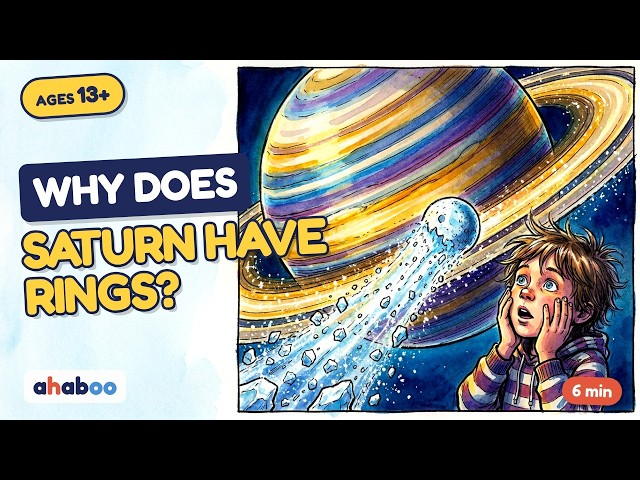Why does Saturn have rings? | Sketchbook Explainer for Teens & Adults