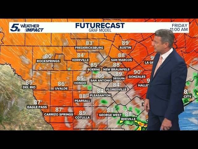 Small chance of rain early Friday | KENS 5 Weather Impact Forecast