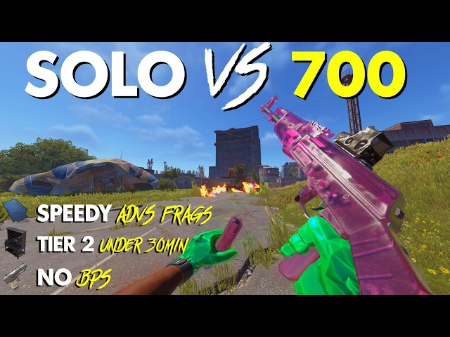 FASTEST SOLO VS 700 POP WIPEDAY | Official Vanilla Rust
