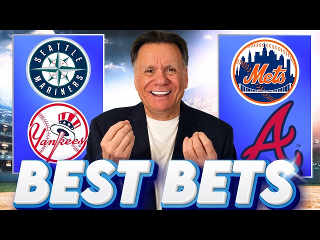 MLB BEST Bets Today! Mariners vs Yankees | Mets vs Braves | Tuesday MLB