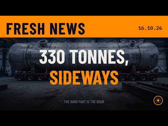 The 330-Tonne Thing That Goes In Sideways