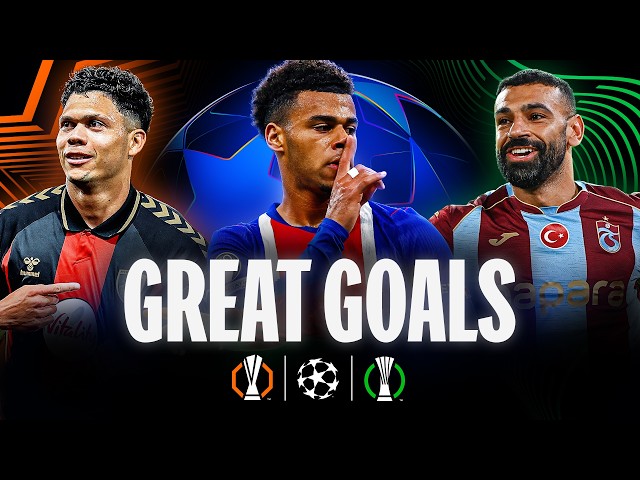 BEST Goals From Champions League, Europa League & Conference League Matchweek 2