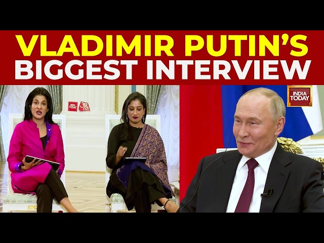 Revisit The India Today Exclusive: Vladimir Putin's Biggest Interview To Any Indian News Channel