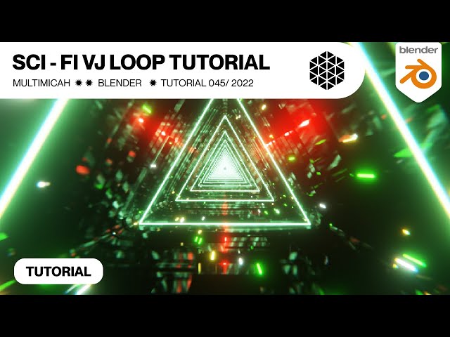 sci-fi vj loop blender tutorial (3.3)