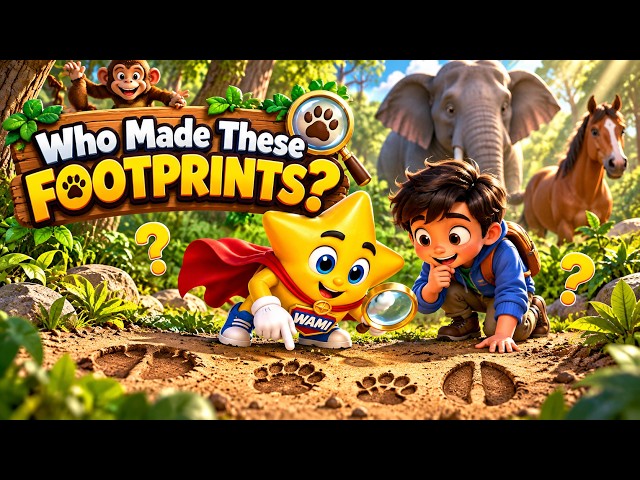 Who Made These Footprints? | WAMI Nature Detective | WAMI Wonder World