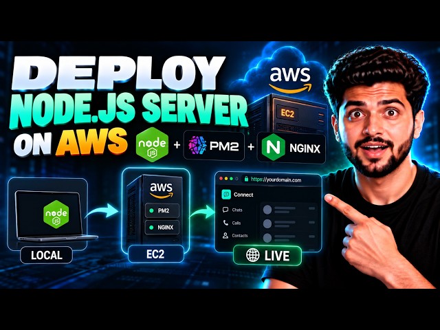 Deploy Node.js Server on AWS EC2 | NGINX + PM2 + SSL (HTTPS) Full Tutorial